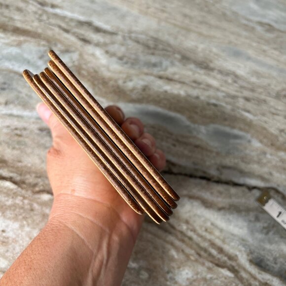 Rare VTG Jenny Kee Set Of 6 Coasters Cork Back Barrier Reef Tropical Fish - Picture 12 of 13